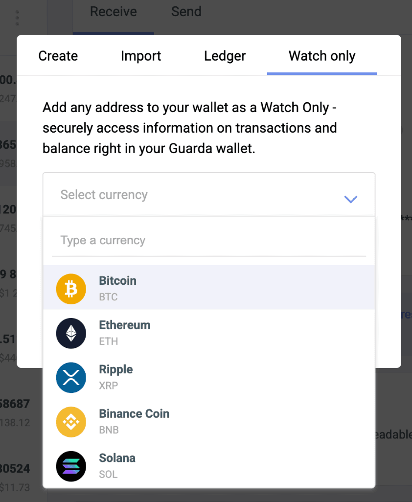 Tutorials | How To Set Up Watch-Only Wallet | Academy Guarda.com